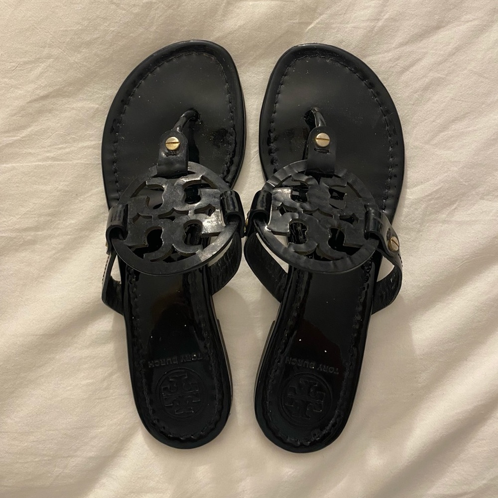 Tory Burch Black Miller Sandals